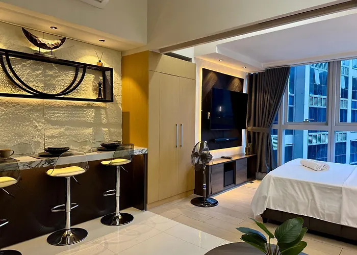 Stylish 1br Inside Bgc At Uptown Parksuites - 24k Apartamento