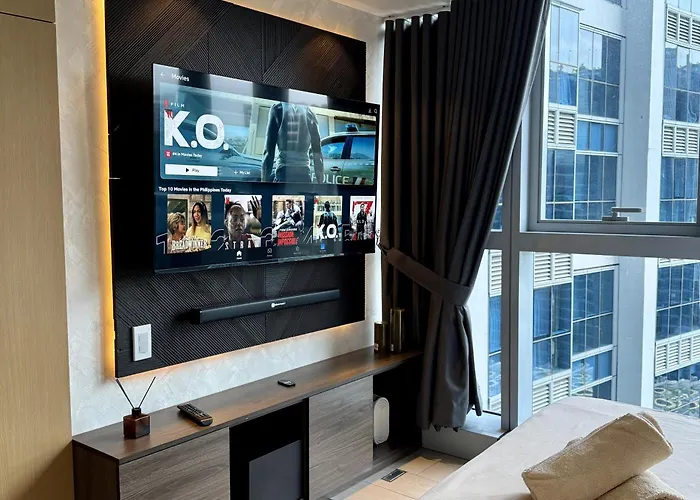 Apartamento Stylish 1br Inside Bgc At Uptown Parksuites - 24k